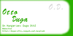 otto duga business card