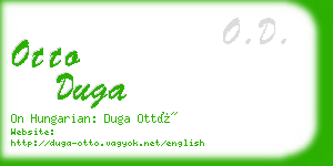 otto duga business card